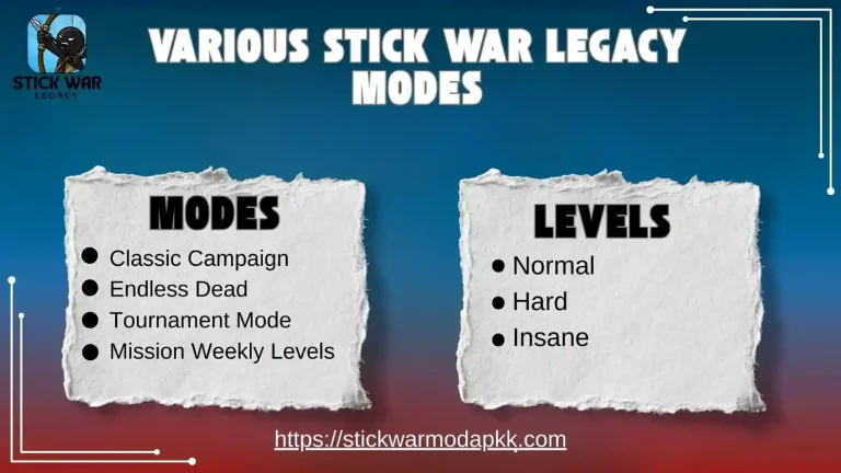 Various Stick War Legacy Modes