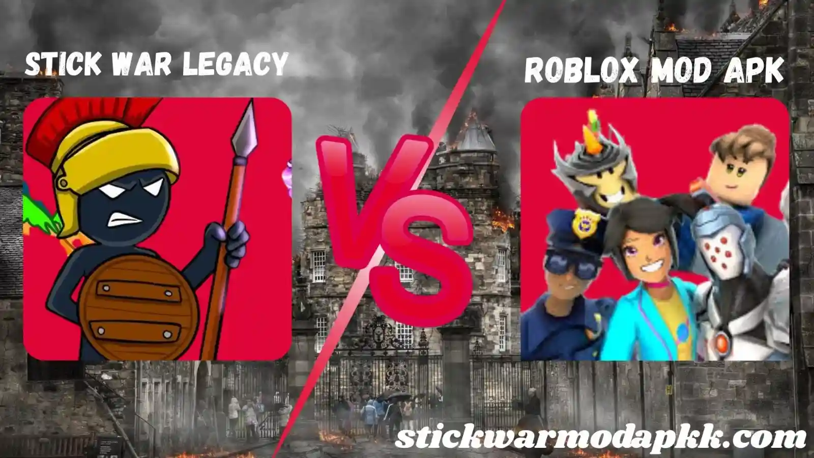 Stick War Legacy Vs Roblox Mod APK